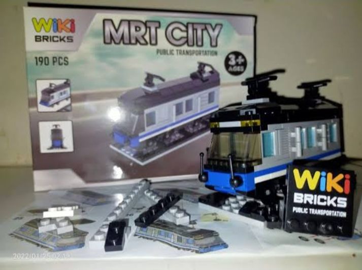 LEGO KERETA MRT CITY PUBLIC TRANSPORTATION WIKI BRICKS Lazada