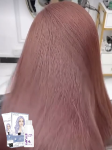 STYLEFIT Hair Color Permanent Pink Brown (100ml Hair Dye+100ml Oxidant)