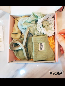 VTOM Scrunchies Gift Box Surprise Box Birthday For Women Best Friend Hadiah Birthday Budak Perempuan