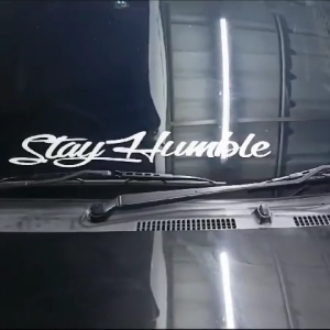 Stiker Mobil Variasi Kaca Depan Cutting Vinyl Stay Humble Keren All Varian
