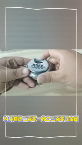 Combination Lock Stainless Steel Combination Padlock Meta Lock Outdoor Yard Door Cabinet Lock Round Cake Lock