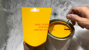 Sơn màu vàng honda wave alpha 2006 - Sơn 2k lon 500g