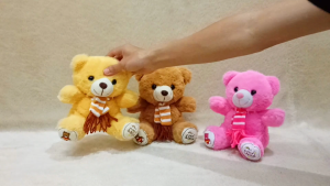 Boneka Buket Teddy Bear Syall Boneka Beruang Lucu