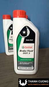 Dầu Phanh Dầu Thắng Castrol brake Fluid Dot 3 Hàng Chính Hãng...Dùng Cho Xe máy Xe Ô tô ( Bình 1 Lít)