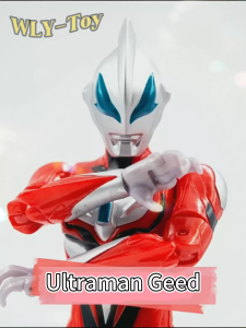 (Malay spot)New SHF18cm Ultraman Geed Primitive Belial Atrocious Ribut Mebius multi-accessory Multiple joints movable toy Plastic Figures model childrens gift Mainan Budak Lelaki