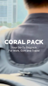 Coral Pack - Multifunctional Business/Gym Bag for Women and Men Lightweight Water-Resistant High Capacity Durable