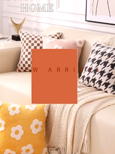 Supermarket 40/45/50cm plush pillow cushion thickened sofa cushion living room square cushion window bedroom bedside office pillow
