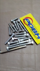 PROMO: Baut Blok Mesin RX King Full Set Isi 17pcs Free Kunci L