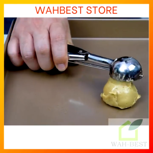 Stainless Steel Small Ice Cream Scoop 3cm 3.5cm  30mm 35mm Icecream Cup Cake Skop Biscuit Biskut raya Cookie dough kukis