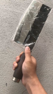 Dao Chặt Xương LOẠI DÀY Dài 34cm Cán Gỗ Bằng Thép Nhíp Xe Dao Sắt Thái Thịt Rau Củ Quả Siêu Bền Bén Cầm Chắc Vừa Tay