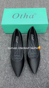 Sepatu Pantofel Wanita Otha H318 OFS Hak 3 cm - Bahan Synthetic Berkualitas Tinggi (100% ORIGINAL) - Ukuran Standard dengan Tabel Perbandingan Ukuran Pria