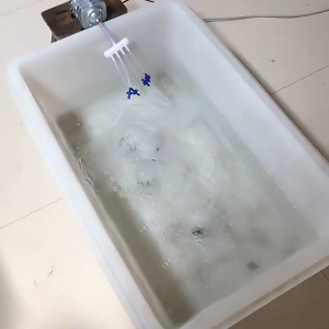 ปั้มอ็อกซิเจน รุ่น ACO-208 ปั๊มลมตู้ปลา บ่อปลา ปั๊มลมระบบลูกสูบ (แถมฟรี วาล์วปรับลม 6 ชิ้น )