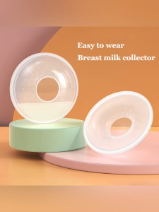 Breast milk collector shell cup Silicone Manual Breast Pump BPA Free