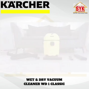 KARCHER WD1 Classic Wet & Dry Vacuum Cleaner 15L I Plastic Body