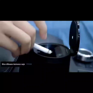 Asbak Portable Led Car Ashtray Aestetic Elegan Tempat Abu Rokok dan Puntung Rokok Led Aestetik Serbaguna Ringan Kuat