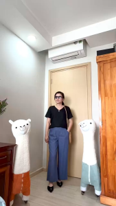[JUNE LINEN] Q10. Quần dài LINEN BỘT ống 24cm NHIỀU MÀU. Fullsize. Ảnh chính chủ.
