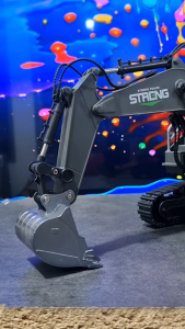 Mainan Mobil Remot Kontrol RC Excavator Beko Besi 12 Fungsi 1/16 Ghz