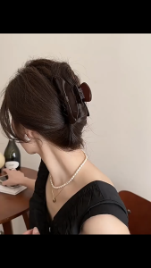 Jepit Rambut Selulosa Asetat JUMBO New Advanced Acetate Acid 10.5CM Large Grab Clip HSAJ001