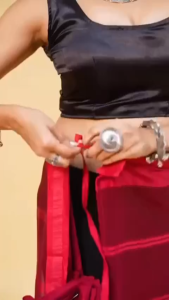 [pro order] [PRE-ORDER] 1 Min Ready To Wear Saree (Material :Blooming Georget with sequence lining Saree)~ Delivery Lead Time : 10 days