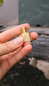 Khớp Chuyển Ren Trong 22 Sang Ren Ngoài 14 Bằng ĐồngPhụ Kiện Máy Rửa Xe