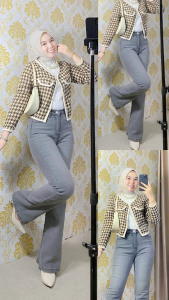 NC - HIGHWAIST CUTBRAY JEANS WANITA LOOSE | HIGHWAIST KULOT CUTBRAY JEANS WANITA