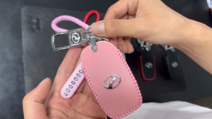Perodua Leather Car Key Cover Case For MYVI BEZZA AXIA ARUZ ATIVA ALZA 2020 2021 2022 2023 Car Keychain Car Accessories