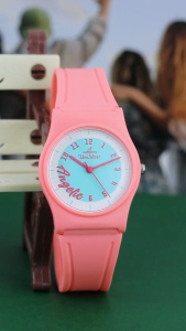 UniSilver TIME SMILZO Vela WOMENS With Design Analog Light Blue Rubber Watch KW5024-2004