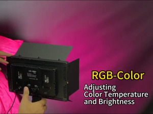 U800/u600 RGB Led Photo Studio Light บนกล ้ องสําหรับวิดีโอสดการถ ่ ายภาพการบันทึกแบบพกพา