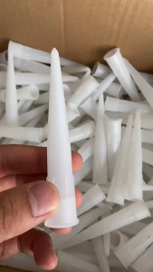 30pcs Corong Nozzle Silicone Sealant Corong Lem Kaca Silicone Sealant Cartridge