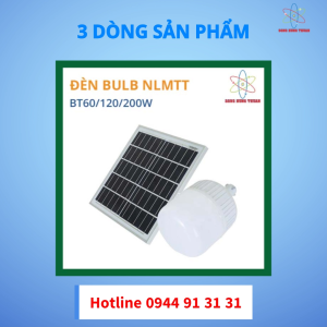 Đèn Bulb Năng Lượng Mặt Trời JINDIAN 60/120/200W BT-60/120/200