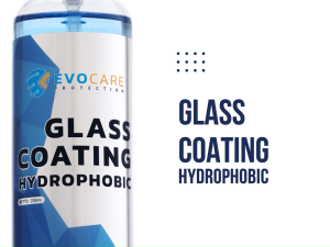 Glass Coating Hydrophobic Pembersih Kaca Efek Daun Talas Penghilang Jamur Kaca Mobil - Evocare Protection