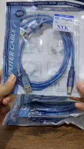 NYK Kabel USB 2.0 Printer 10M - AM/BM 10 meter