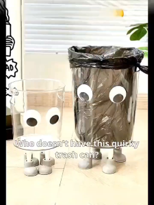 Transparent Trash Can Good-looking For Home New Arrival Creative Ins Trash Can Bedroom Living Room Internet Celebrity Trash Can