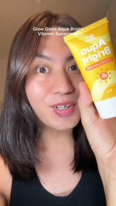 Glow Glass Brighten & Protect Sun Defense Duo - Aqua Bright Vitamin Sunscreen SPF 50+ PA++++ & Vitamin C & E Ferulic Glow Booster