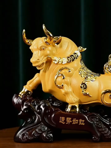 招财牛摆件 风水摆件 招财摆件 办公桌装饰公司乔迁 装饰品 摆件 开张送礼 Feng Shui Decoration