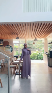 Gamis Kanaya Wanita Jumbo 2 in 1 Kondangan Mix Tile Dot Muat BB 120Kg Paling Laris L XL XXL 3XL 4XL