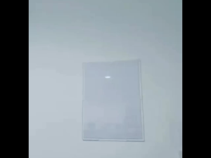 A4 Clear Acrylic Wall Frame Wall Mount Sign Holder Certificate Frames Wall Picture Display Stand for Office Home Store Restaurant