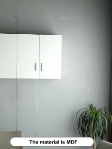 KEKEE Dapur Kabinet Storage Kitchen Wall Cabinet Solid Wood Floor Foldable Hanging Cupboard Simpanan Dapur Bedroom Bathroom Cabinet 壁柜