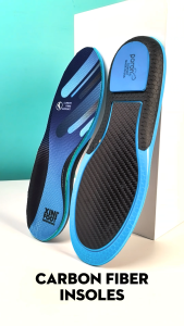Carbon Fiber Shoe Insole with Arch Support and Heel Shock Absorbing Cushion Plantar Fasciitis Relief