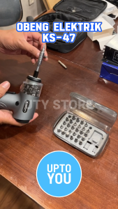 Precision Electric Screwdriver - Set Obeng Elektrik KS-47