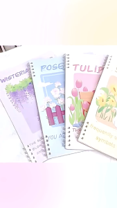 [On Hand] A5 Binder Loose Leaf Cute Cat Design Notebook Pad Wreath Ring Book Stationary Supplies