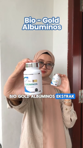 Bio Gold - Albuminos Kapsul Ekstrak Ikan Gabus 500 mg Kutuk Perawatan Luka Pasca Operasi Caesar