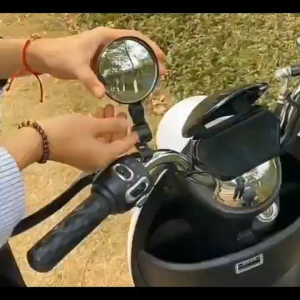 Zhaozhao อูไอูกระจก กระจกมองหลัง 360 องศา กระจกจักรยาน แฮนด์ไซค์ หลังจากปลายแฮนด์ สามารถจับได้ ร่วมกับ 360 องศา ร่วมกับกระจกมองข้างมอเตอร์ สำหรับการจัดการยาน