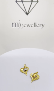 MJ Jewellery Gold Love Pendant B83 375 Gold & 916 Gold
