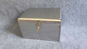 Thùng Sau Xe Máy Thùng Sau Xe Motor Inox 304 Không Rỉ 40cm*28cm*25cm