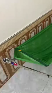 เปลนอน เปลนอนพับได้ โครงเปล เปลญวน เปลยวน ผ้านิ่ม เนื้อเหนียว มีรูระบายอากาศ เปลไกว เปลญวนผู้ใหญ่