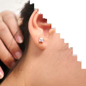 Xuping Anting Tusuk Emas Kotak Kaca GG4 - Semua Varian