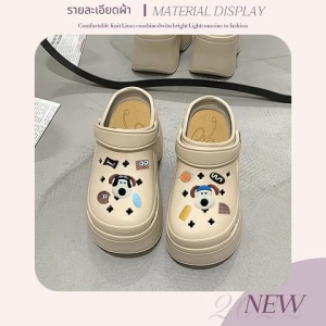 TKgirl มาแล้วจ้ามาแล้ว รองเท้าหัวโตแฟชั่น รุ่นนี้มาพร้อมตัวติดน้องหมาแก้มอ้วงง น่ารักมาก มีให้เลือกถึง 5 สีเลยนะ ชอบ สนใจ กดจิ้มลิงค์ในตะกร้าจ้า