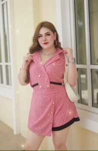 ชุดเข้าเซทคนอ้วน ชุดเซตขาสั้นคนอ้วน ชุดเซตคนอ้วน ชุดเซตสาวอวบ ชุดเซตสาวอ้วน  ชุดไปเที่ยวคนอ้วน