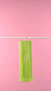 (PROMO TERBATAS) Hanger 30 stick atau 20 Sticks stik Gantungan Baju Bayi Popok Hanger Bulat - Termurah Jemuran Folding 30STIK WARNA